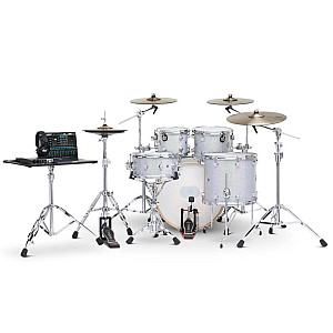 DW DWe Electronic/Acoustic 5 Piece Drum Set, Diamond Nebula